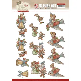 Find It Trading Yvonne Creations Punchout Sheet - Christmas Socks, Have A Mice Christmas Collection