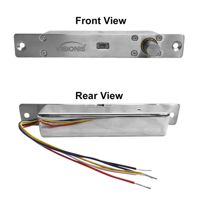 FPC-5460 One Door Access Control 2,600lbs Electric Drop Bolt With Time Delay Fail Secure   Outdoor Keypad / Reader Standalone With Mini Controller   Wiegand 26, No Software, EM Card, 1000 Users   PIR
