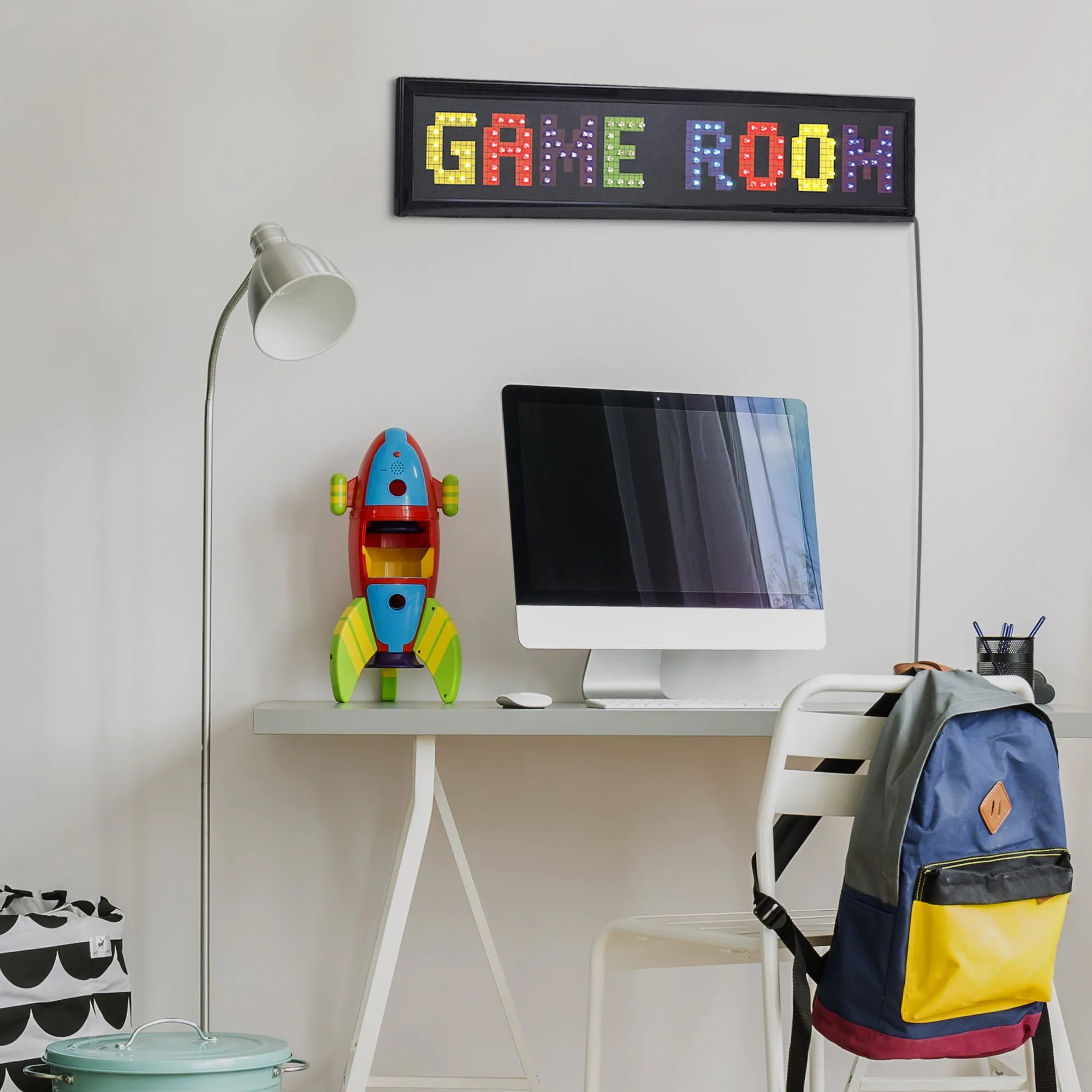 Game Room Framed LED Sign