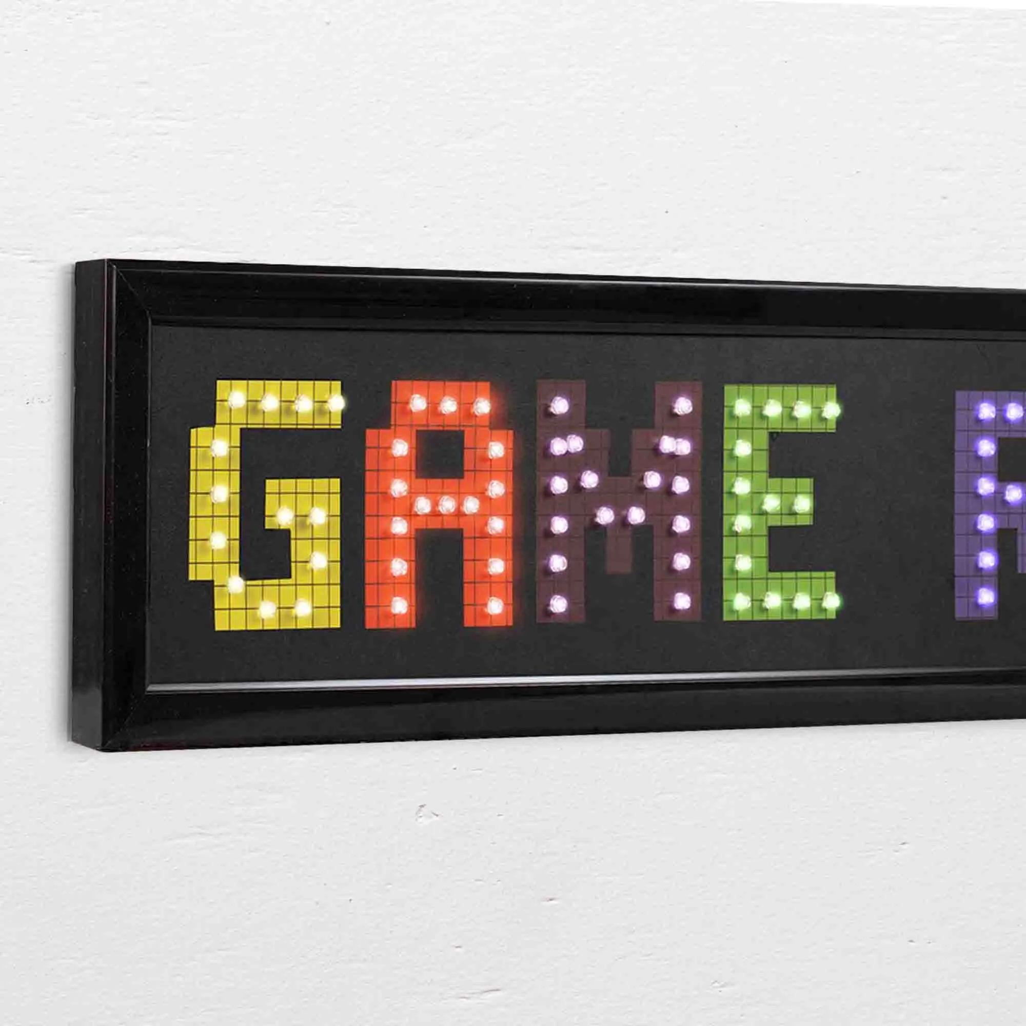 Game Room Framed LED Sign