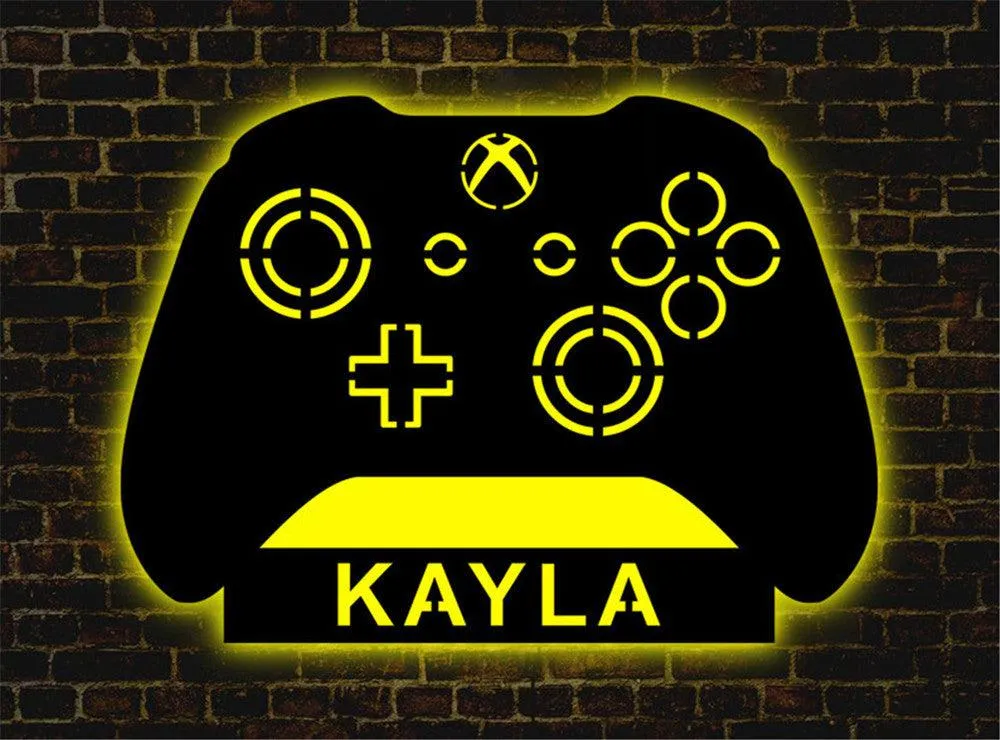 Gamer Tag Light, Gamertag Neon Sign, Gamertag Light -  - Illuminate Your Gaming Identity
