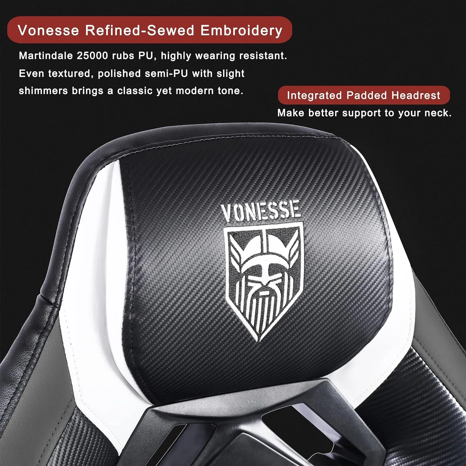 Gaming Chair for Adults, Computer Chair with Massage, Big and Tall Gamer Chair, Carbon Fiber Modern Office Chair, Ergonomic Home Office PC Desk Chair, Game Chair for Teens, Thick-Padded Armrests(Gray)