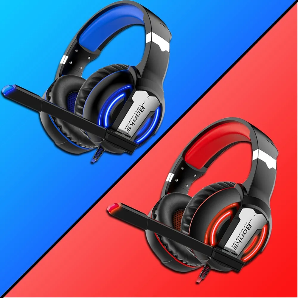 Gaming Headset with Base Stereo for PS4, Mobile Headset, XBox One, Nintendo Switch and PC