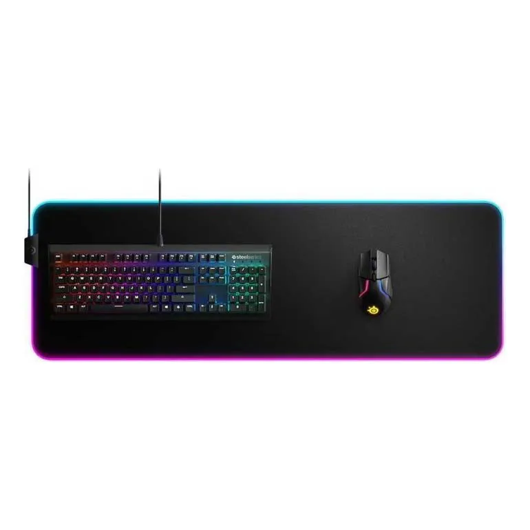 Gaming mouse pad SteelSeries QcK Prism Cloth XL, black