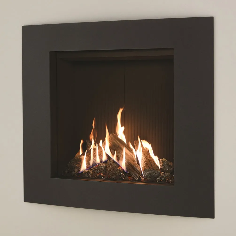 Gazco Reflex 75T Balanced Flue Gas Fire with Verve XS Frame