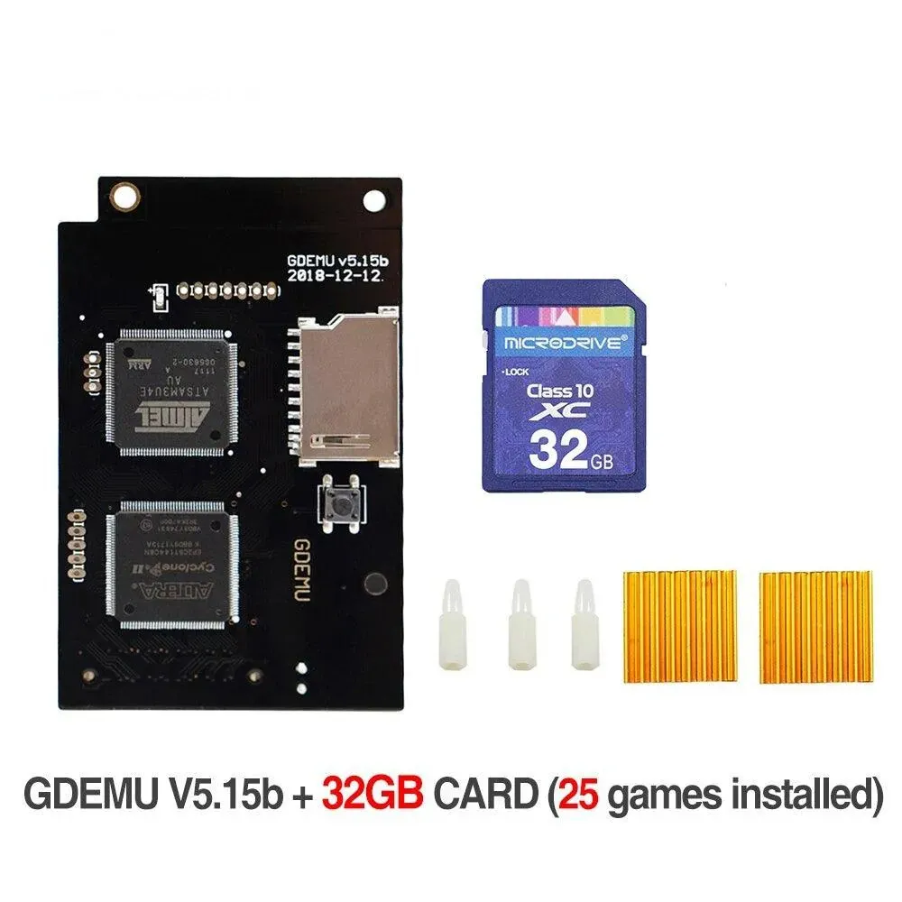 GDEMU v5.15b ODE Optical Drive Simulation Board for SEGA Dreamcast SD Card