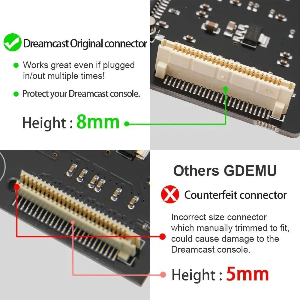 GDEMU v5.15b ODE Optical Drive Simulation Board for SEGA Dreamcast SD Card