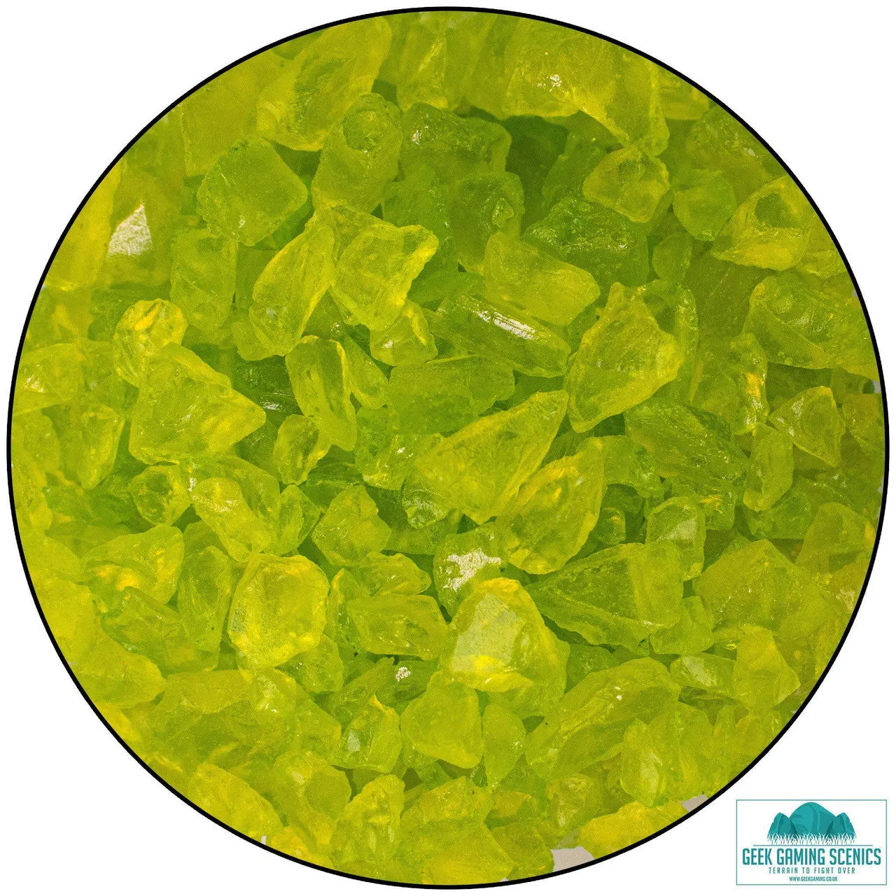 Geek Gaming: Large Weird Crystals - Apple Green