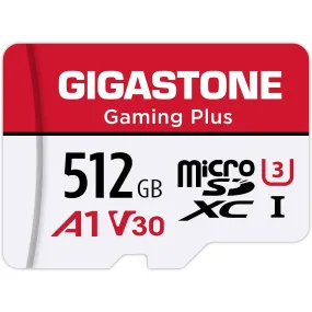 Gigastone 512GB MicroSDXC Memory Card with Adapter  (Refurbished)
