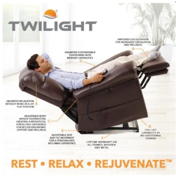 Golden Technologies MaxiComfort Cloud With Twilight PR-515 Lift Chair