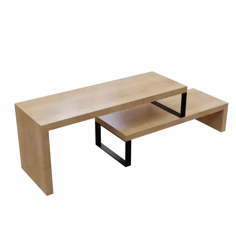 Hailey TV Unit With Storage Space in Large Size in Wooden Texture