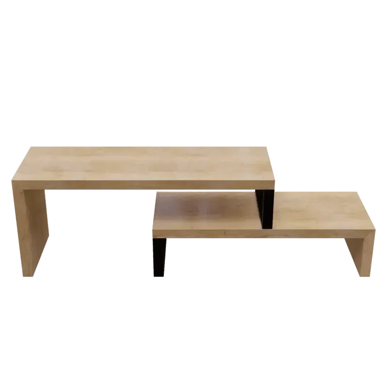 Hailey TV Unit With Storage Space in Large Size in Wooden Texture
