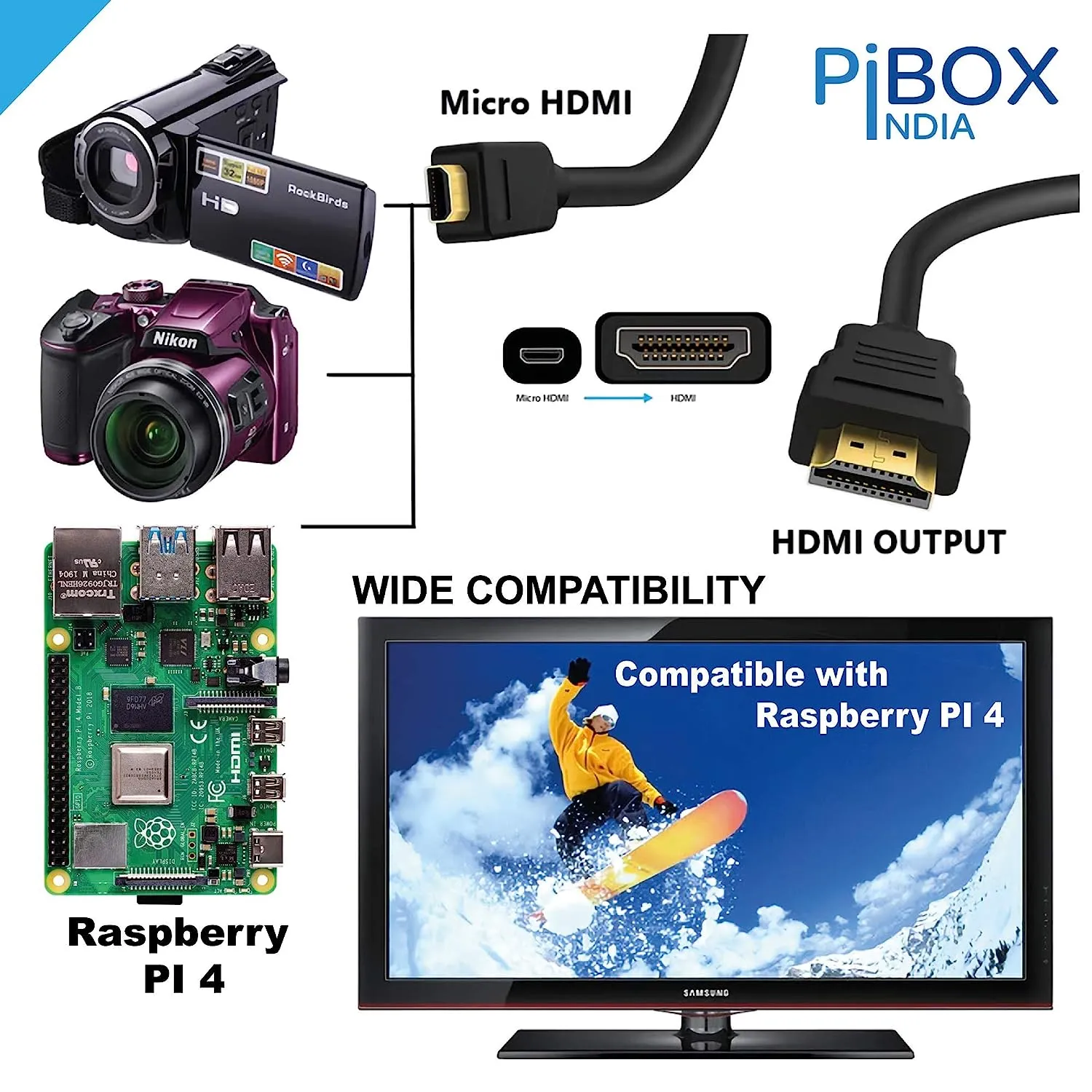 Hdmi To Mini Hdmi Cable Se-Lh-01