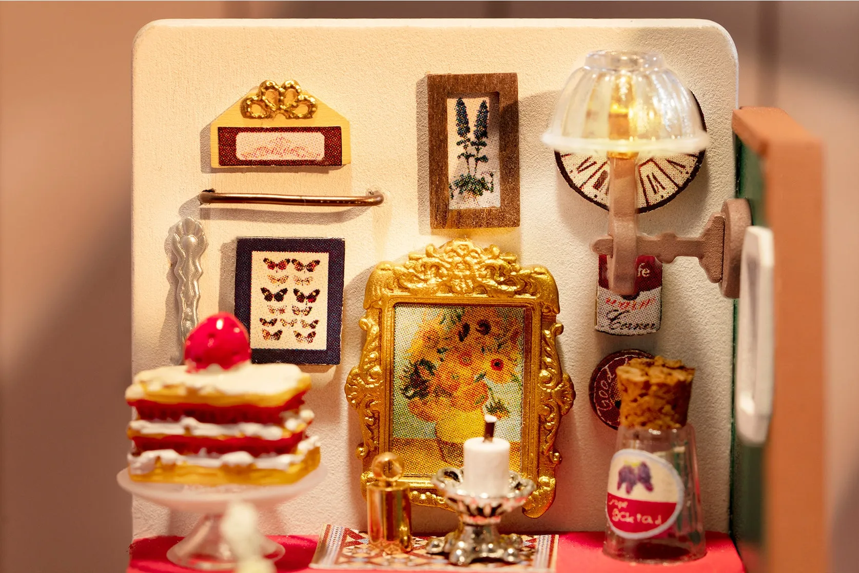 Holiday Living Room Diy Miniature House Kit