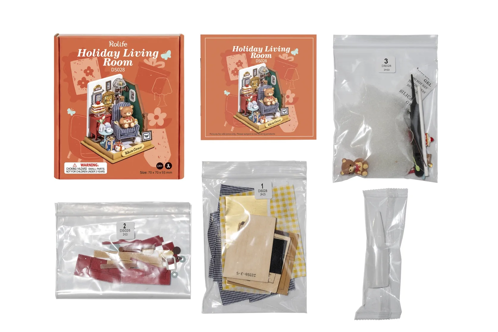 Holiday Living Room Diy Miniature House Kit