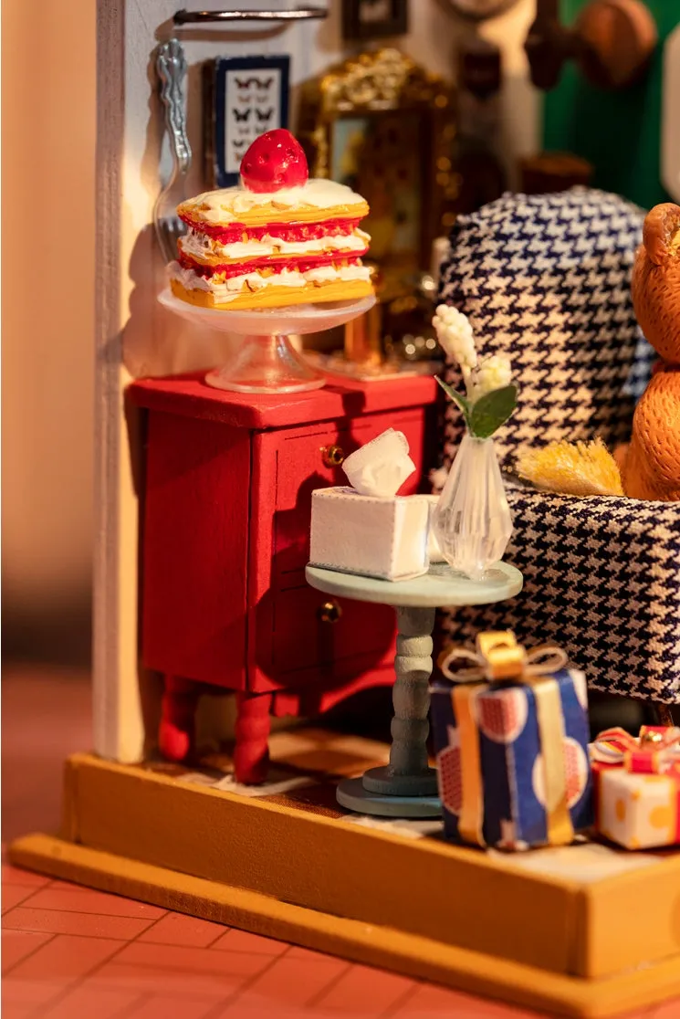 Holiday Living Room Diy Miniature House Kit