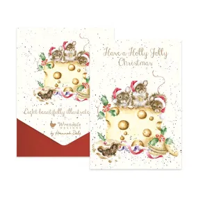 Holly Jolly Mice Christmas Card Pack