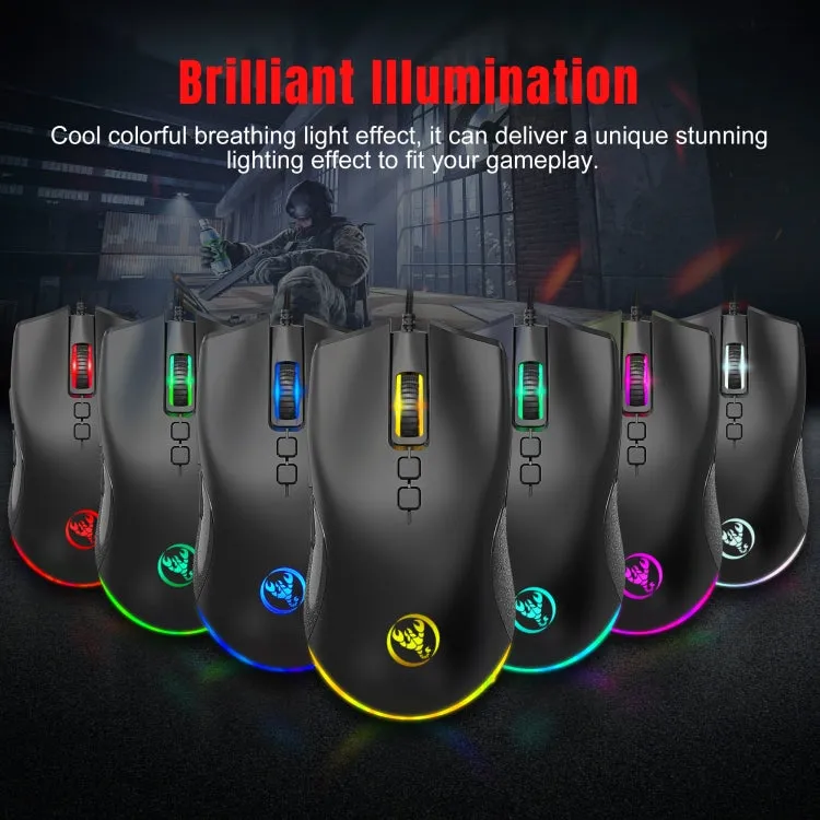 HXSJ P8 V100 J900 Keyboard Mouse Converter   One-handed Keyboard   Programming Gaming Mouse Set