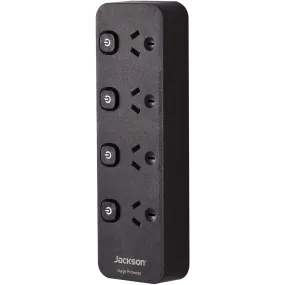 Jackson Surge Protected Board w/ 4 x Individual Switch Power Socket Outlets