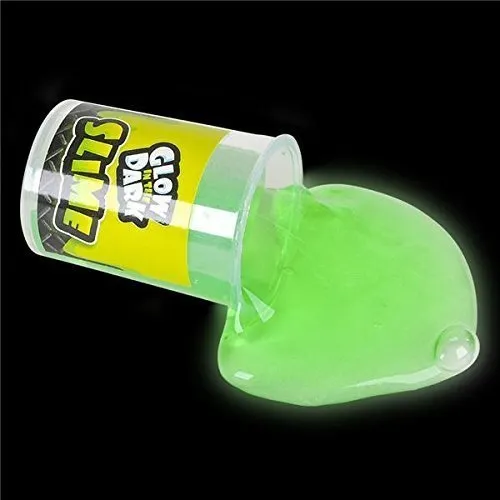 Kicko Glow in the Dark Slime 24 Pack Neon Colors Non Toxic Party Favors