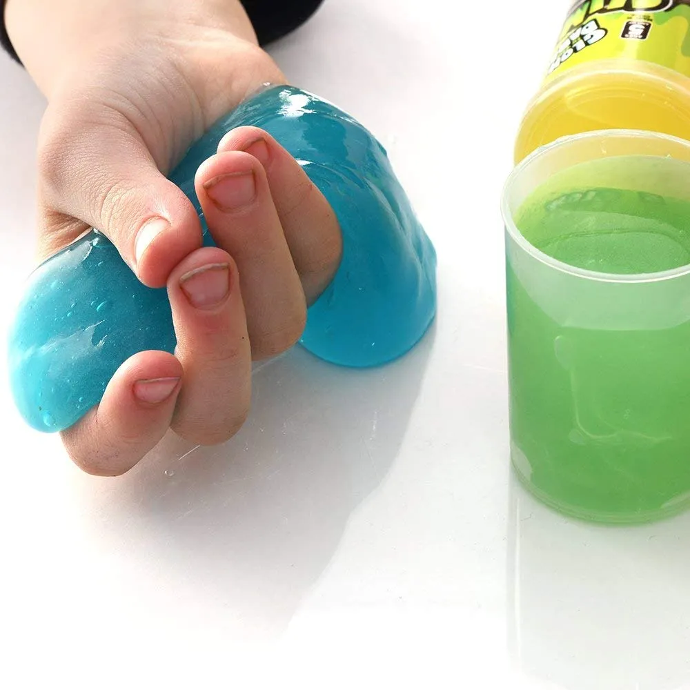 Kicko Glow in the Dark Slime 24 Pack Neon Colors Non Toxic Party Favors