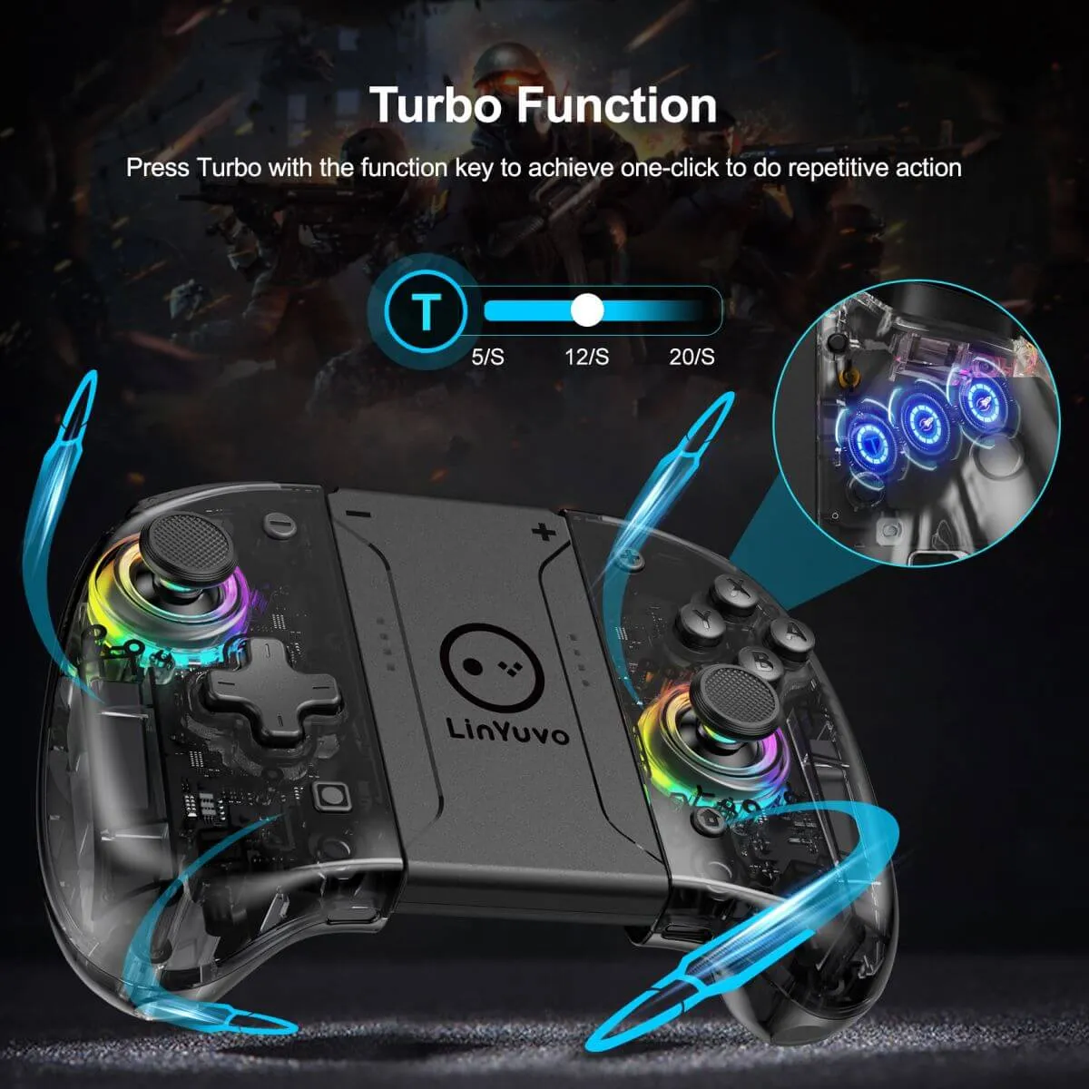 KS37 Wireless Nintendo Switch Controller