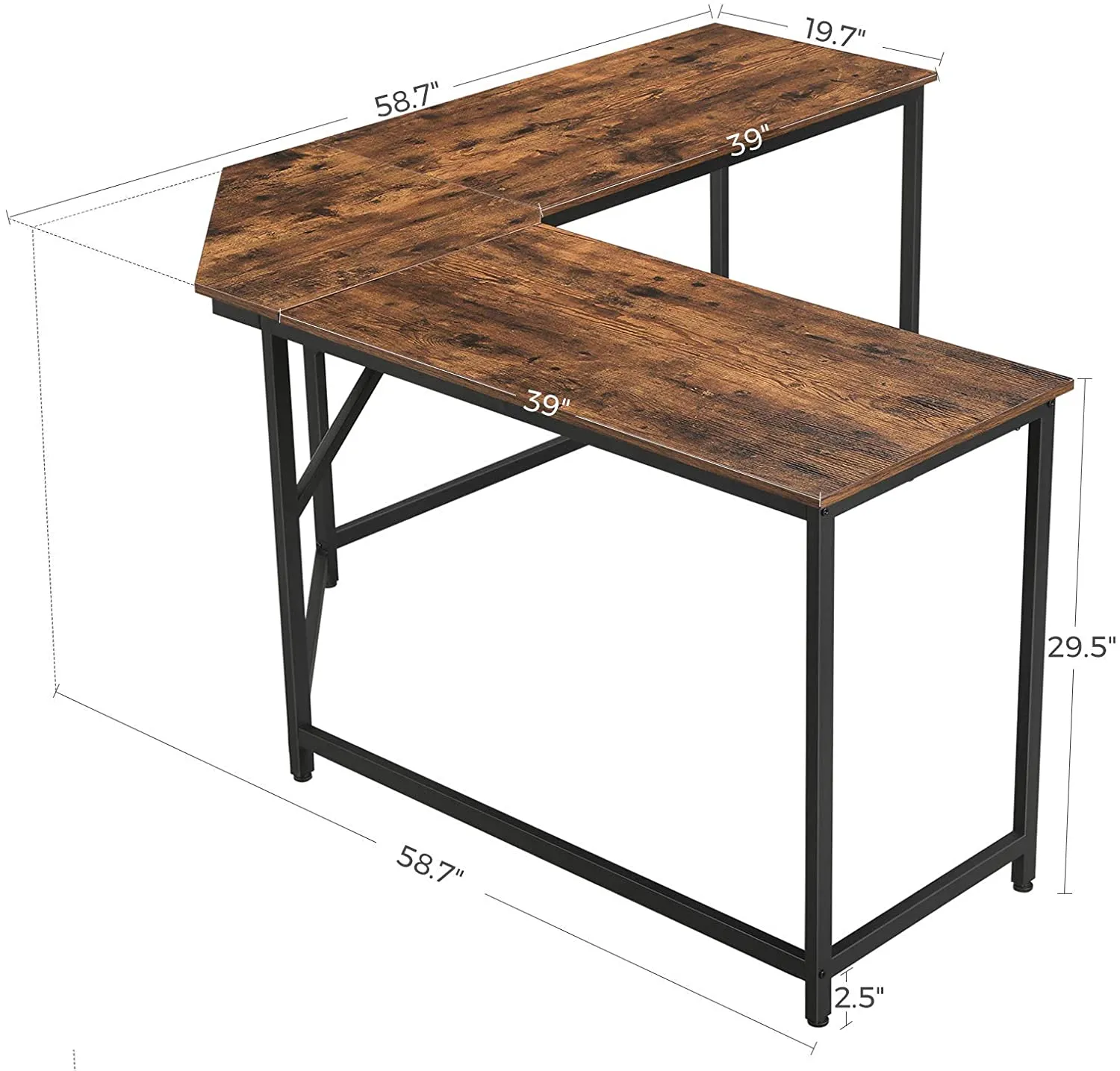 L Shape Corner Computer Desk, Office Desk