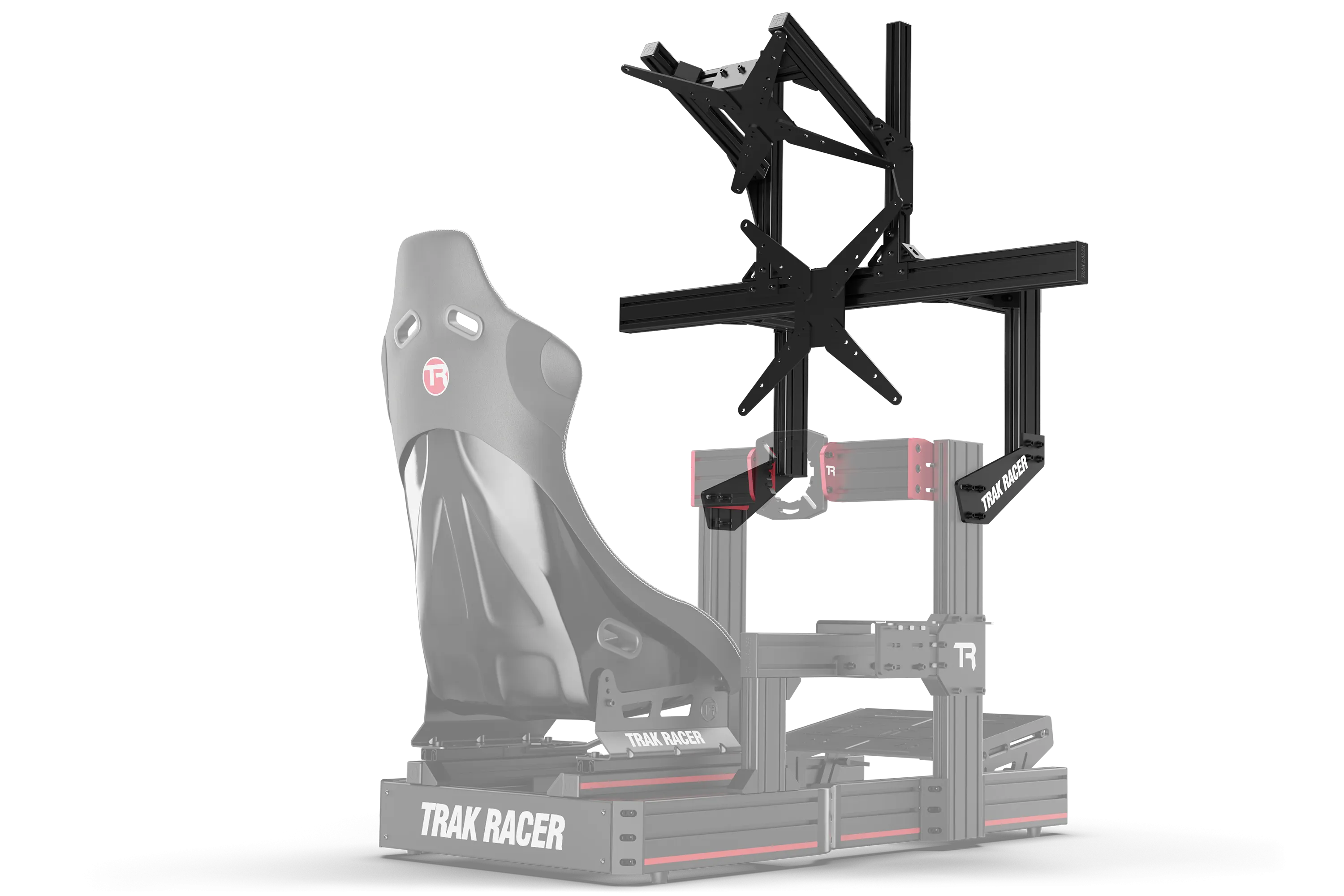 Large Cockpit-Mounted Dual Monitor Stand - 1200mm / 47.25" Wide