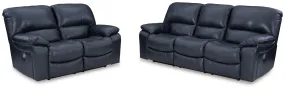 Leesworth Sofa and Loveseat in Ocean