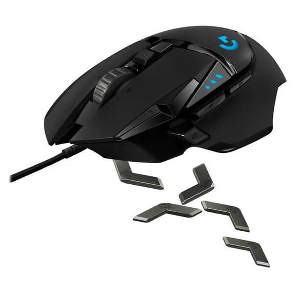 Logitech G502 Hero gaming mouse, black