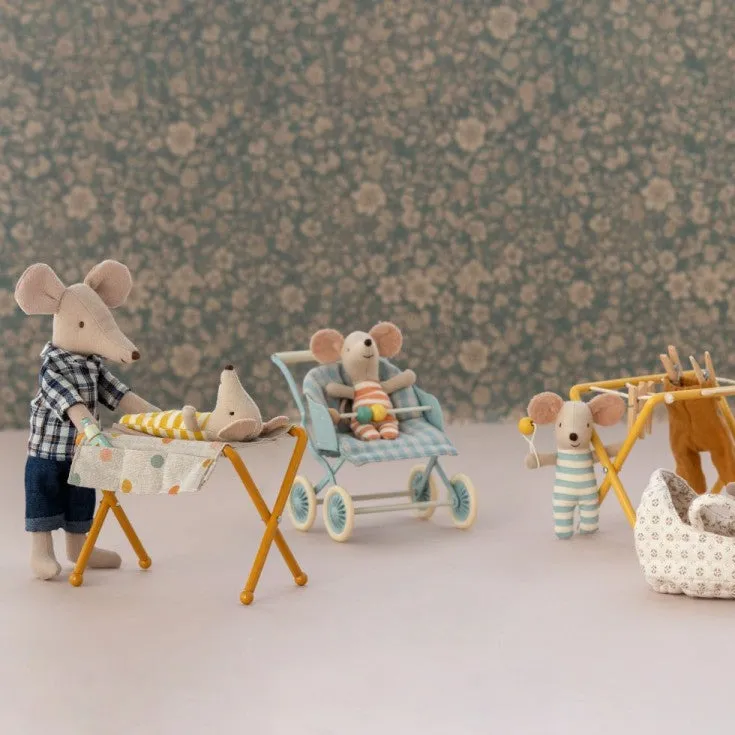 Maileg Nursery Table for Baby Mouse - Ochre