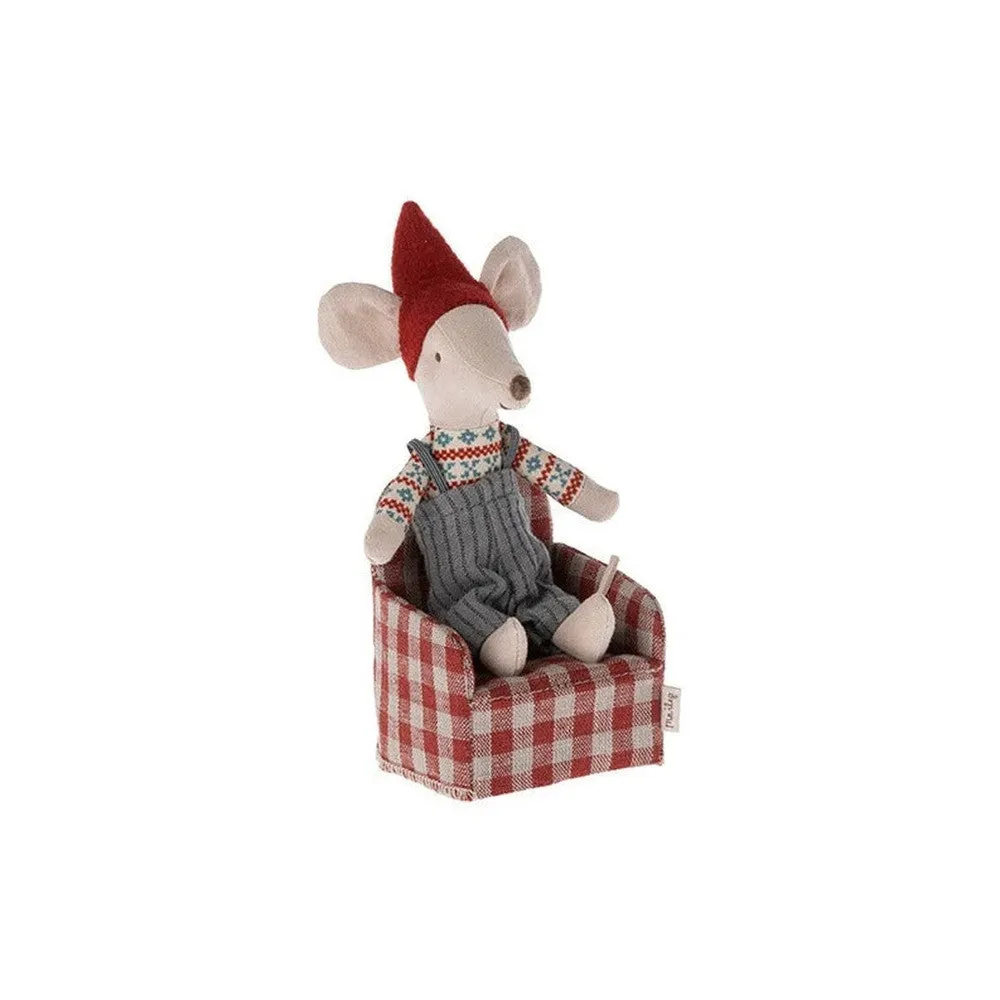 Maileg red chair for mice
