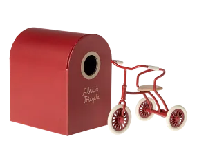 Maileg Tricycle for Big Brother or Big Sister Mouse - Red