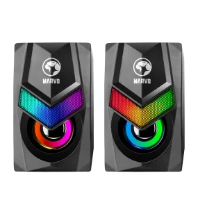 Marvo SG-118 2.0 Stereo RGB Gaming Speaker - Black | 920138