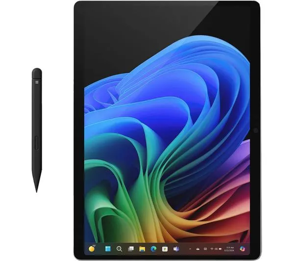 MICROSOFT 13" Surface Pro, Copilot  PC - Snapdragon X Plus, 256 GB SSD, Platinum | ZHX-00003