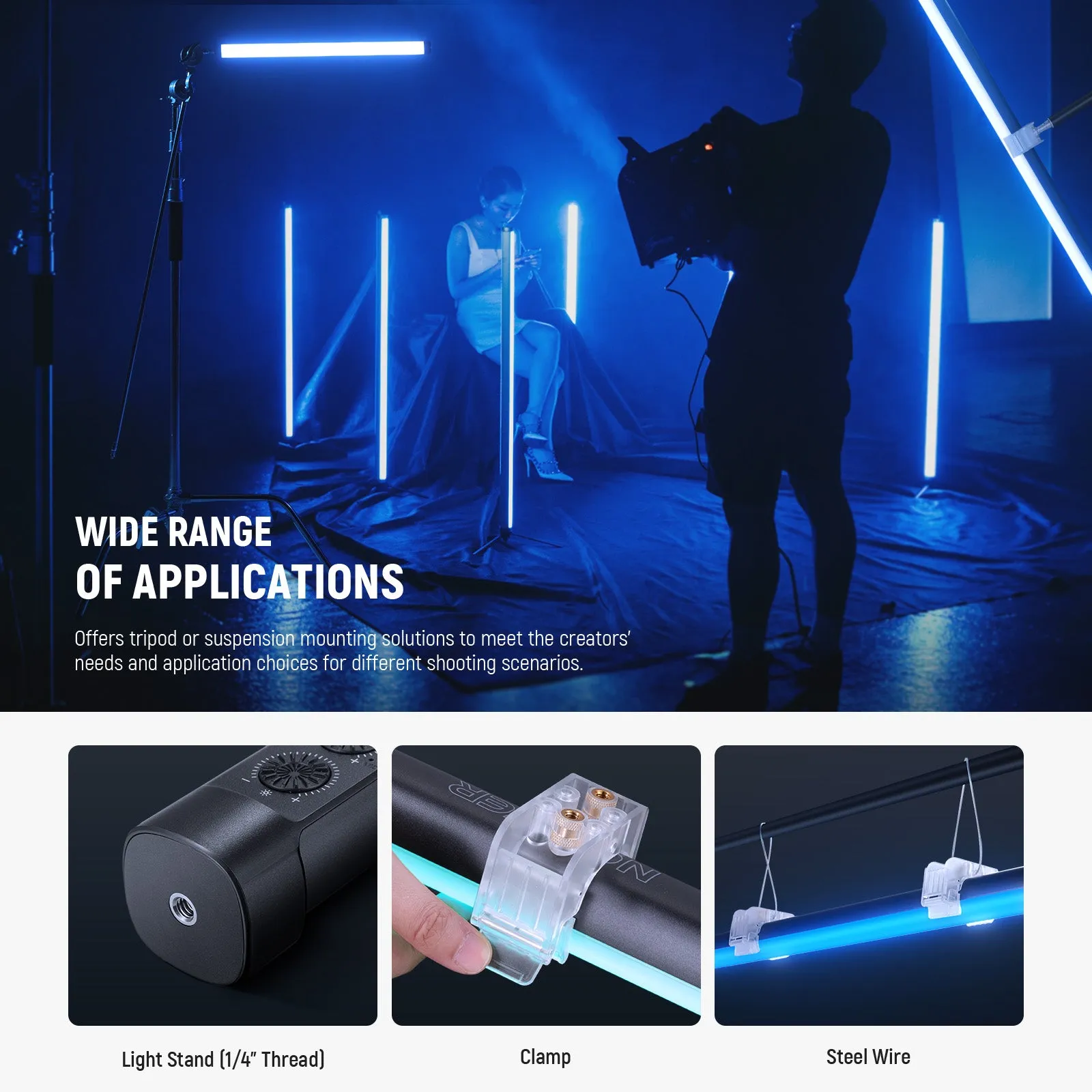 NEEWER TL90C 30W RGB LED Tube Light