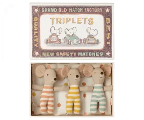 NEW Baby Mice Triplets in Matchbox