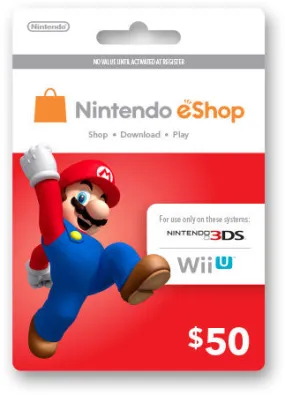 Nintendo eShop Prepaid Card USD50 - Digital Download