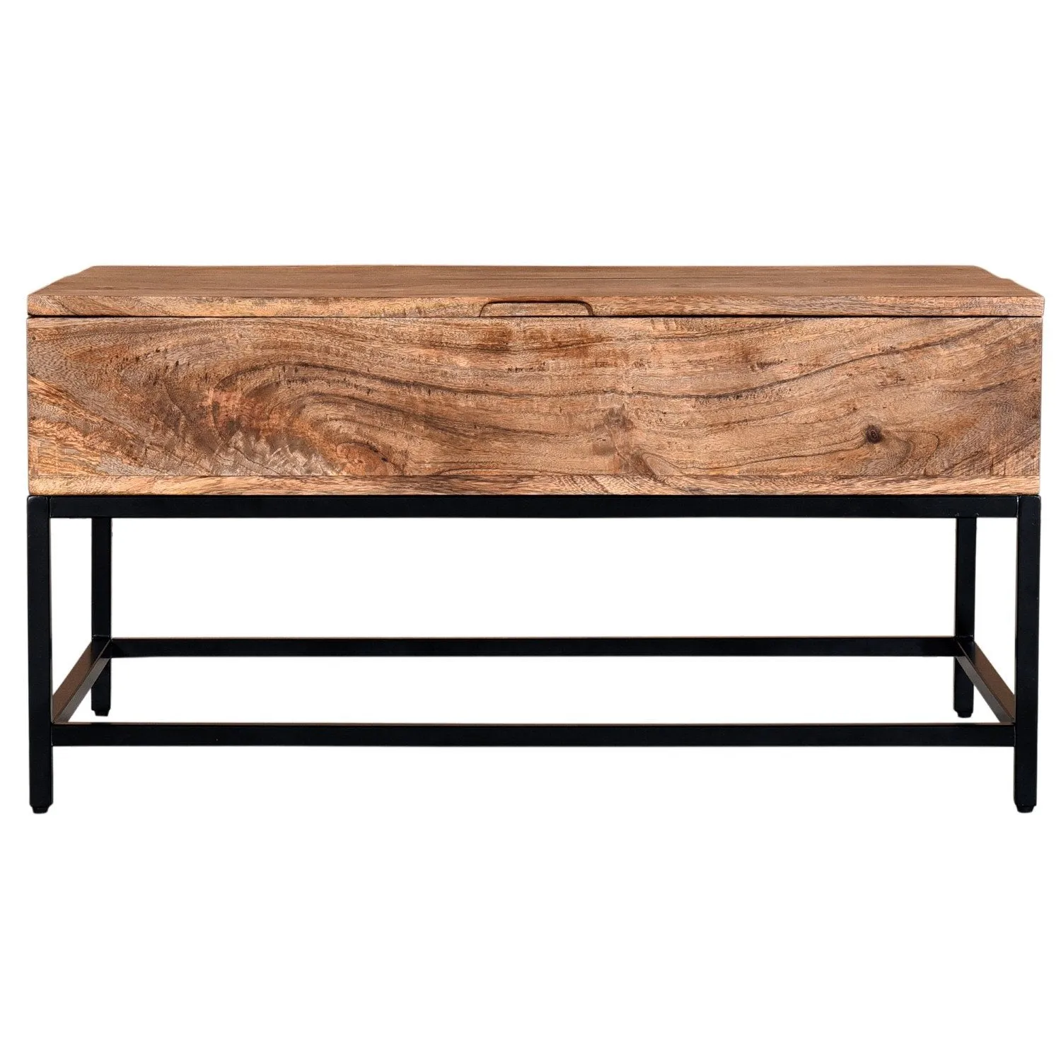 Ojas-Lift-Top Coffee Table-Natual Burnt