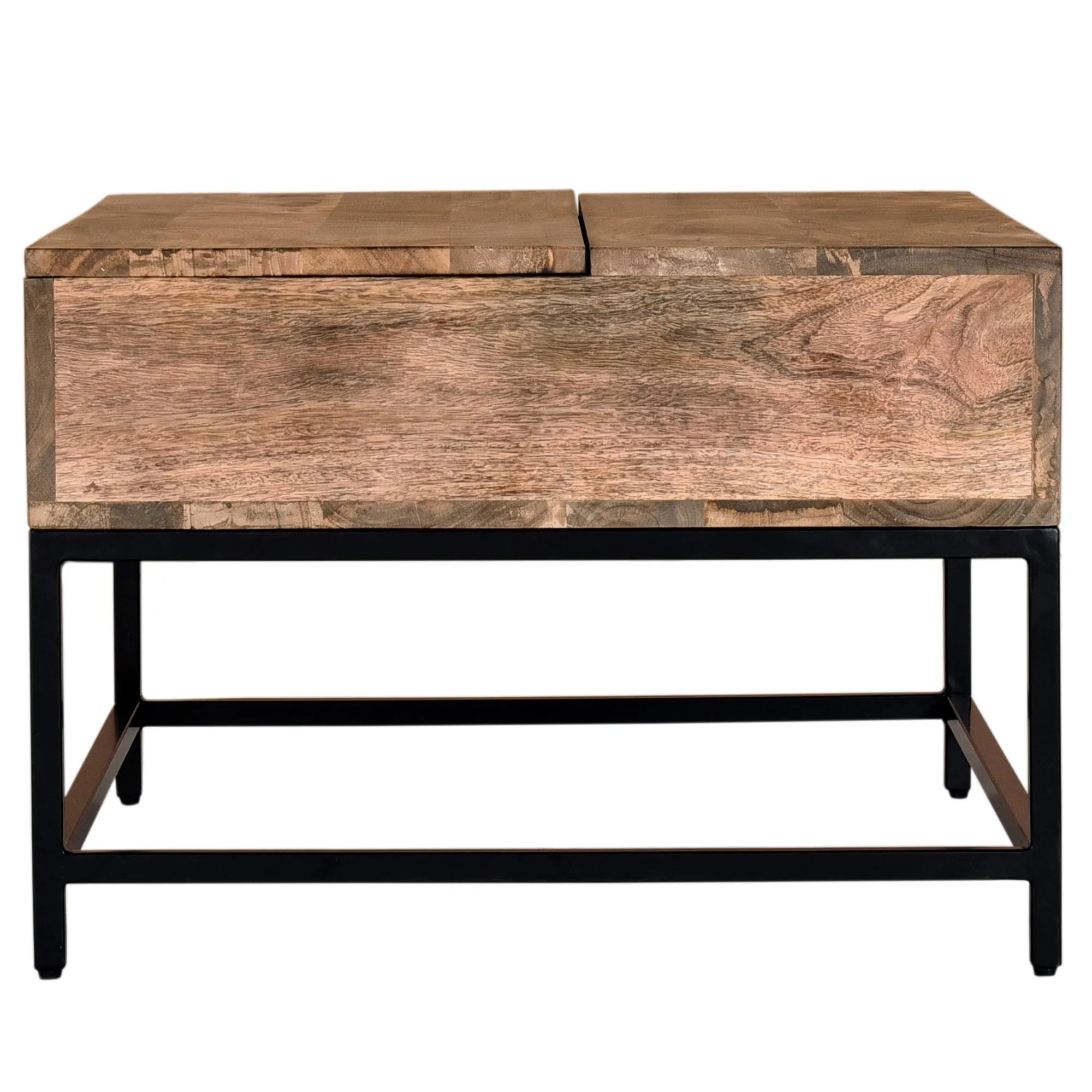 Ojas-Lift-Top Coffee Table-Natual Burnt