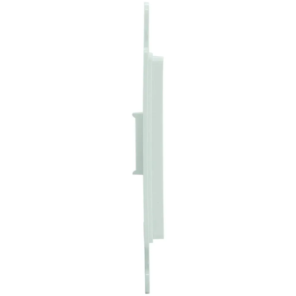 On-Q Decorator Wall Plate insert, 1-Port Keystone Jack, White