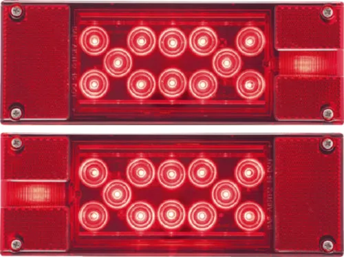Optronics LED Waterproof Low Profile Trailer Light Set TLL-160RK | 24