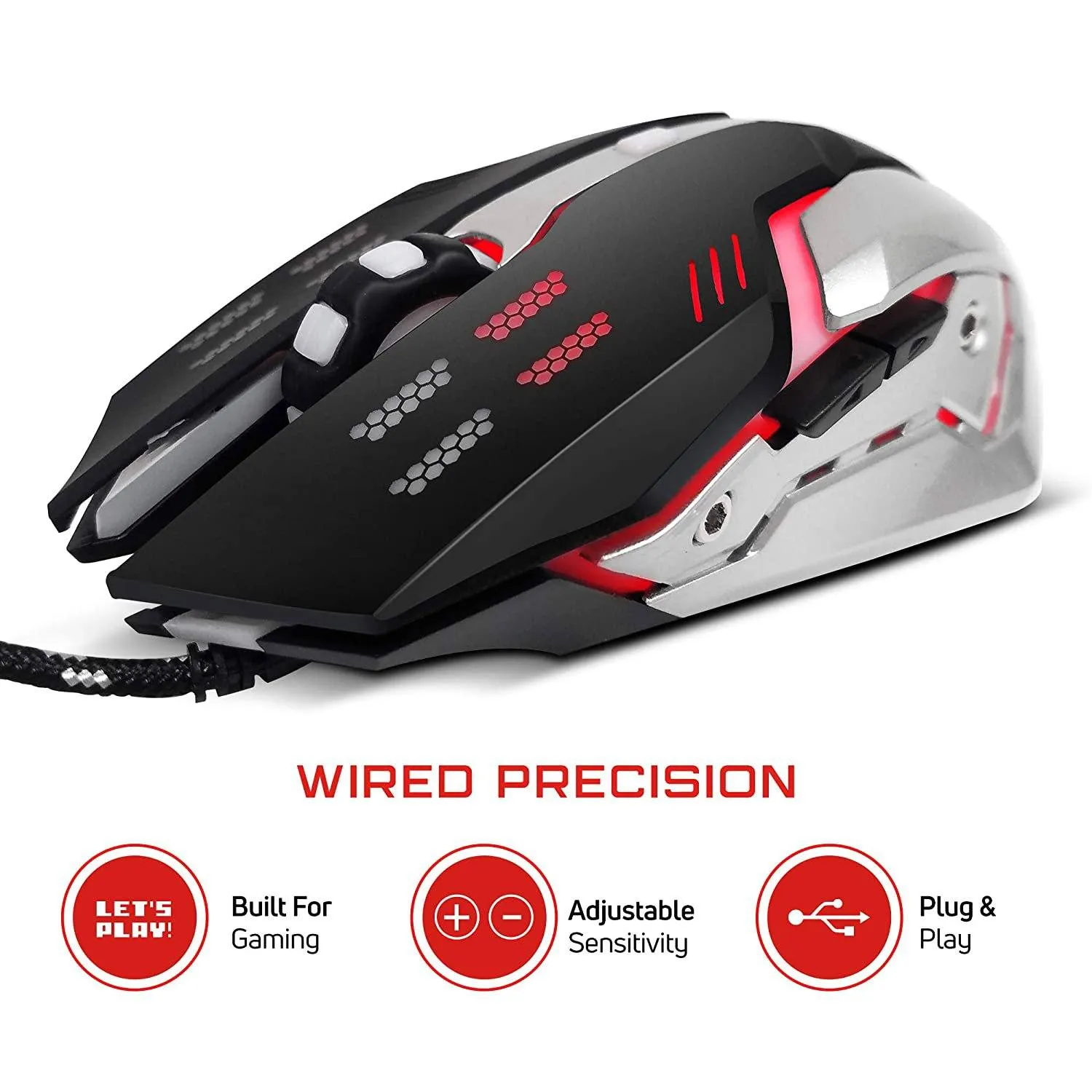 PBX Gladiator Wired Gaming Mouse