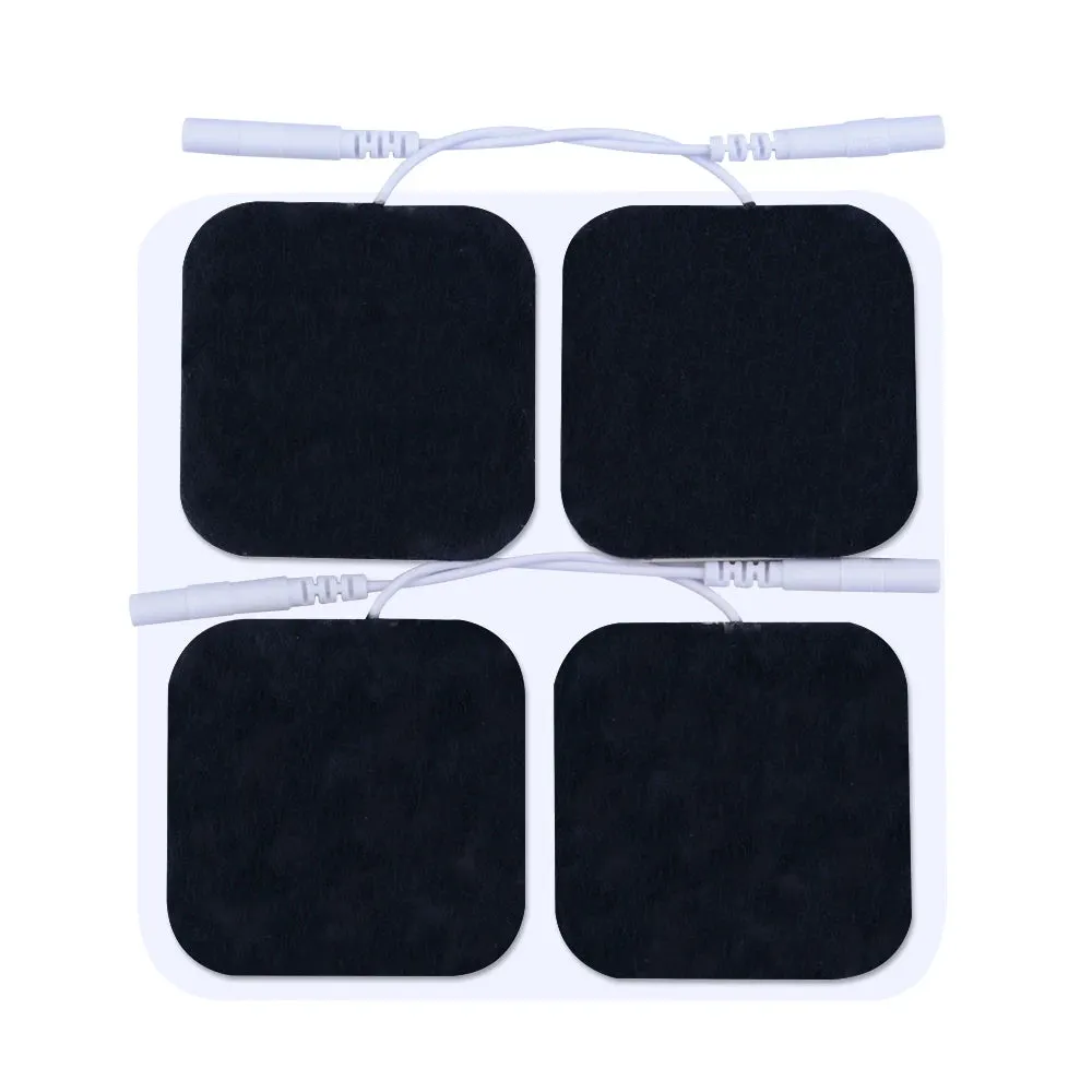 Pelvifine TENS Massage Unit khaki Electrodes Pads 5x5 10Pcs 20pc 40pc Replacement Pads Electrode Patches For Electrotherapy