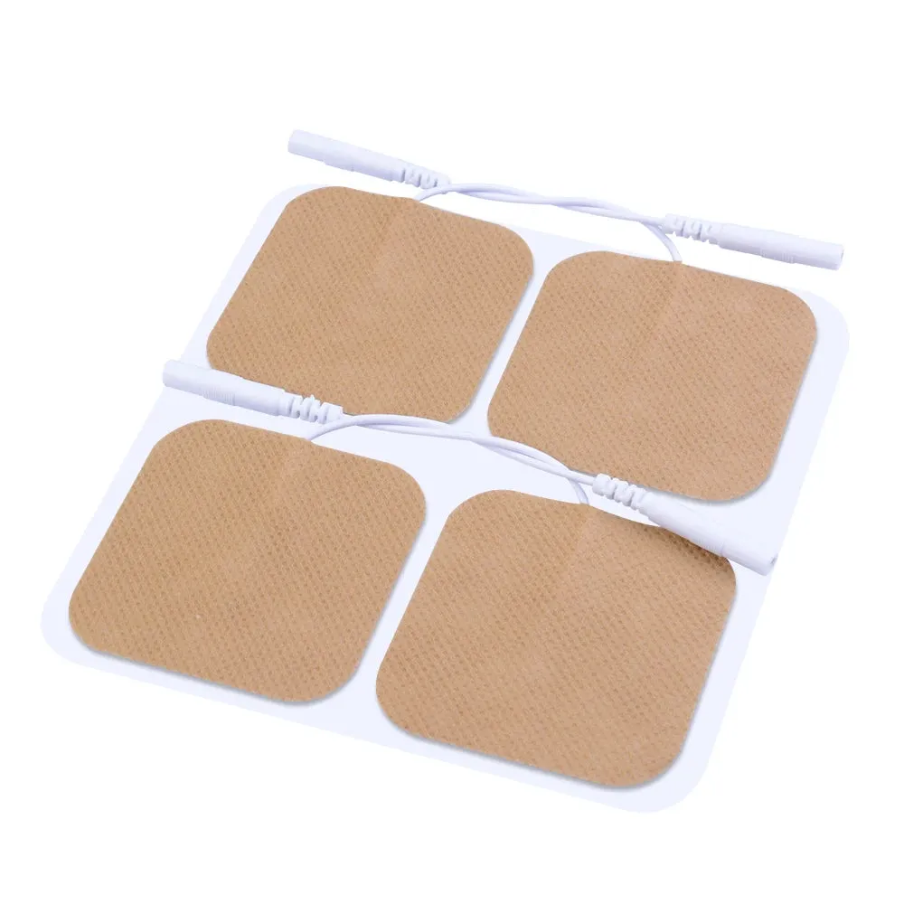 Pelvifine TENS Massage Unit khaki Electrodes Pads 5x5 10Pcs 20pc 40pc Replacement Pads Electrode Patches For Electrotherapy