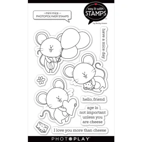 PhotoPlay Say It With Stamps Photopolymer Stamps - Mini Mice