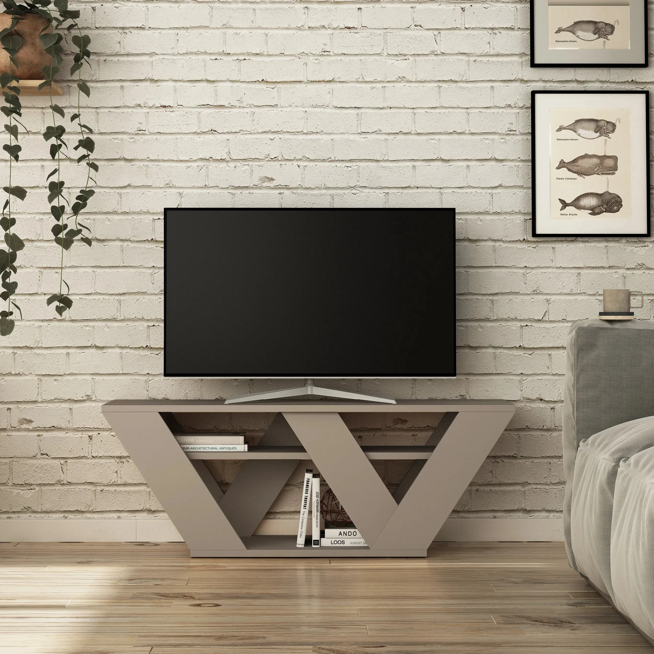 Pipralla Modern TV Stand 110 cm