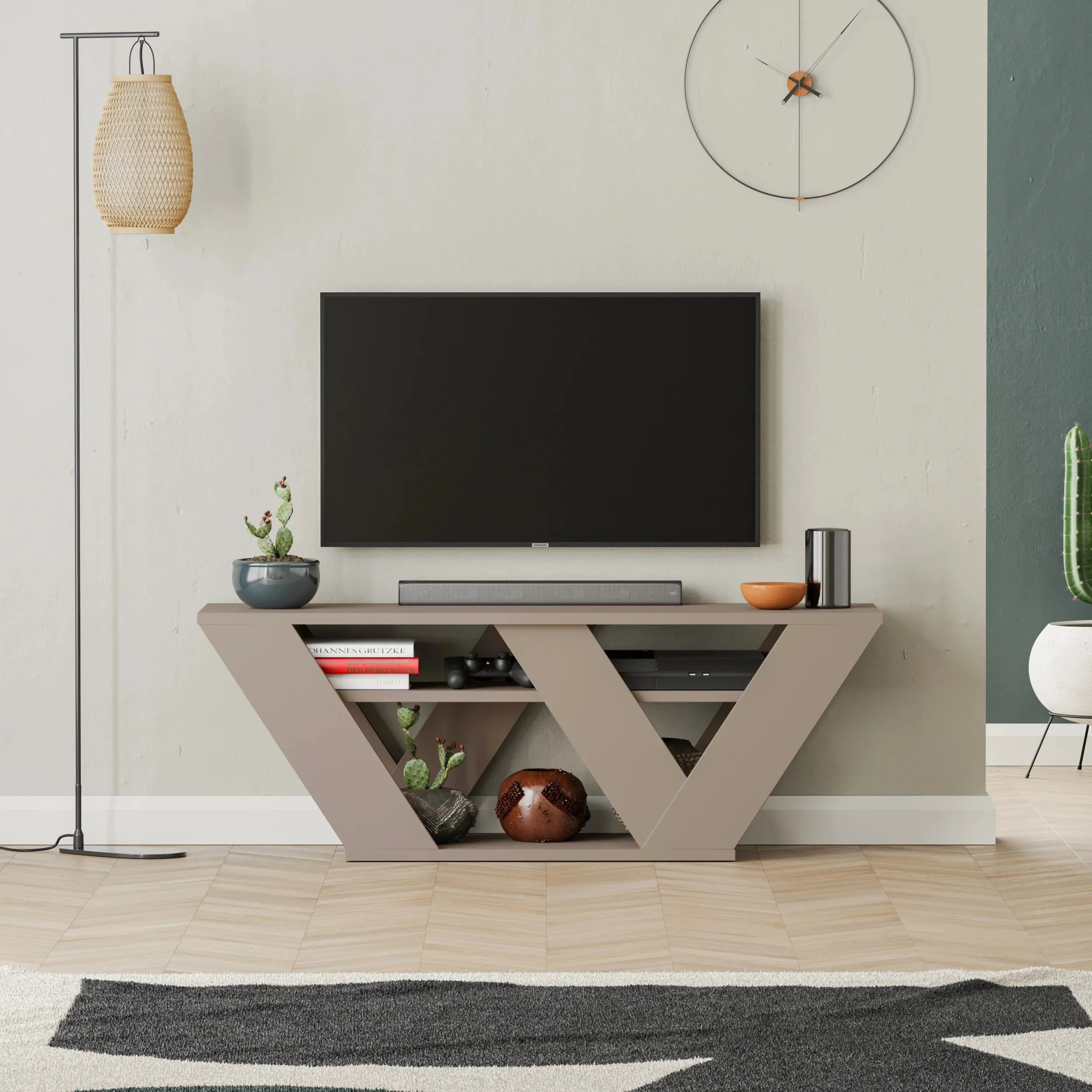 Pipralla Modern TV Stand 110 cm