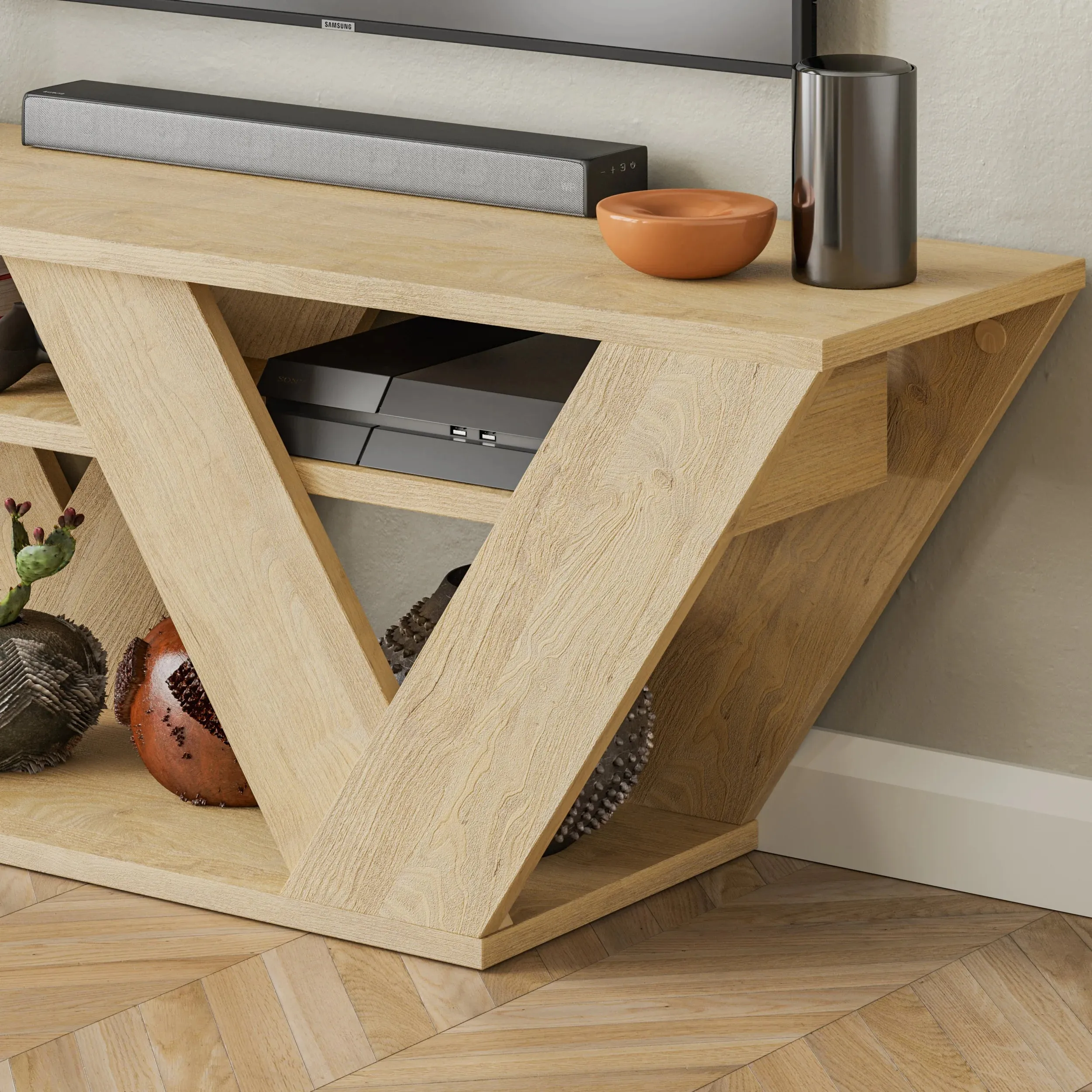 Pipralla Modern TV Stand 110 cm