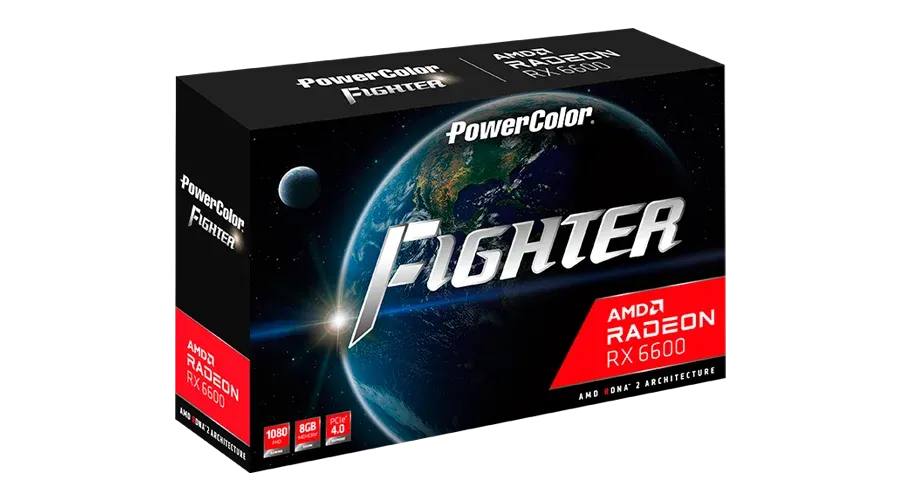 POWERCOLOR FIGHTER Radeon™ RX 6600 8GB GDDR6